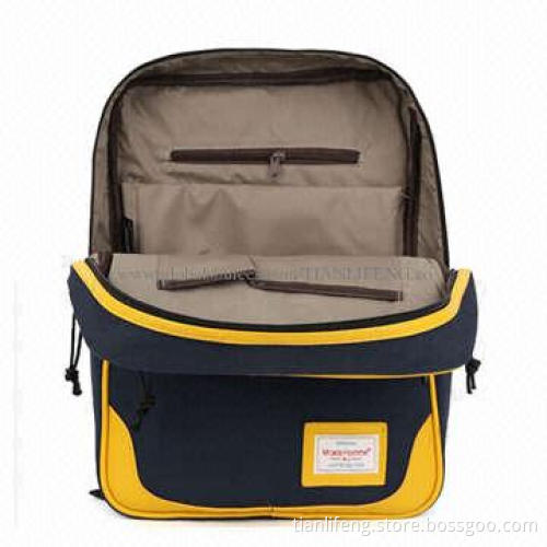 Backpack for laptop, canvas, vertical and simple style